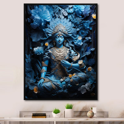 «Hinduism Vishnus Oceanic Ombre I», reproduction d'art sur toile