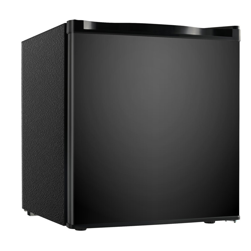Simzlife 1.6 Cu. Ft. Freestanding Mini Fridge With Freezer for Dorm, College, Office, Black