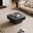 Solid Wood Veneered Square Coffee Table with Flip-Top Storage, Deep Black, 31.5''