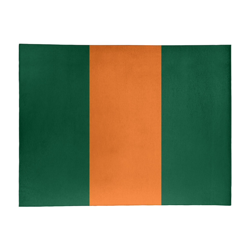 Tapis orange/vert, Rectangle 9 pi x 12 pi
