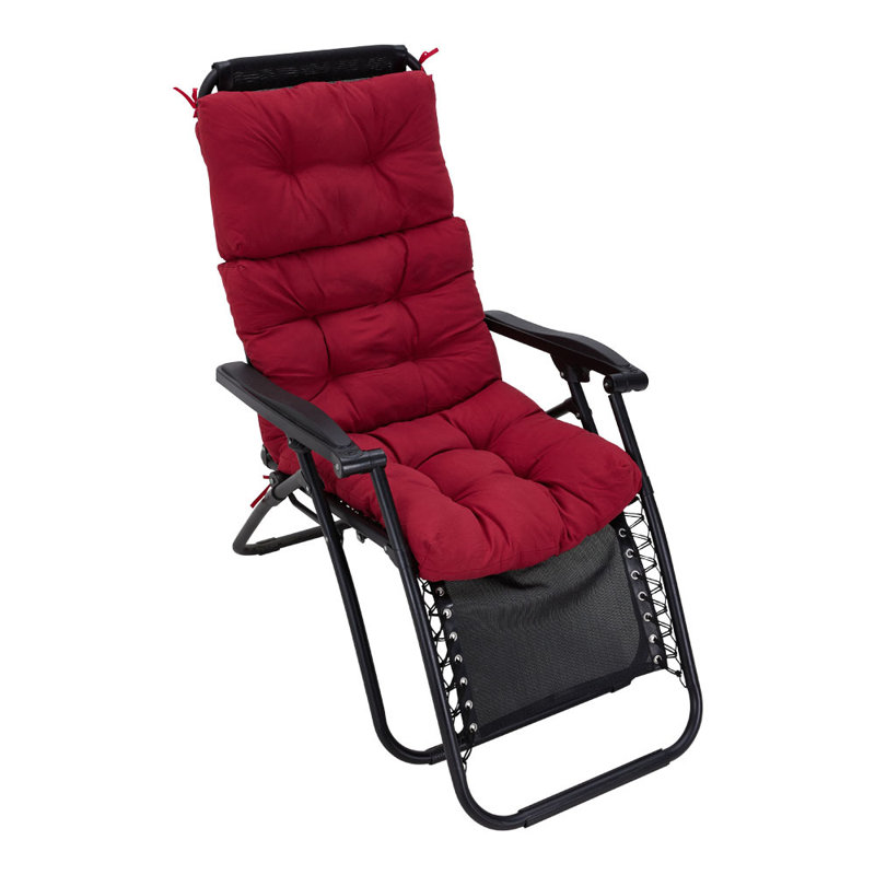 Adirondack Patio Seat/Back Cushion, Wine Red Polyester