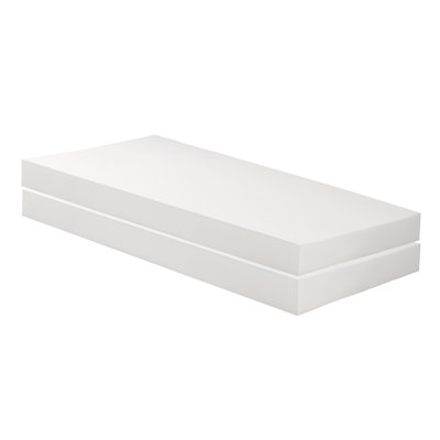 2PC High-Density Foam Cushion Replacement 72x24in - Resilient Customizable Foam Pads for Sofa, Bench, Lounge Chair, Bay Window | Choose Thickness (1-6in)