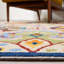 Tapis floral beige / bleu en laine / coton touffeté à la main Metro-1514817582