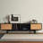Open Storage TV Console w/ Pull-Out Drawers