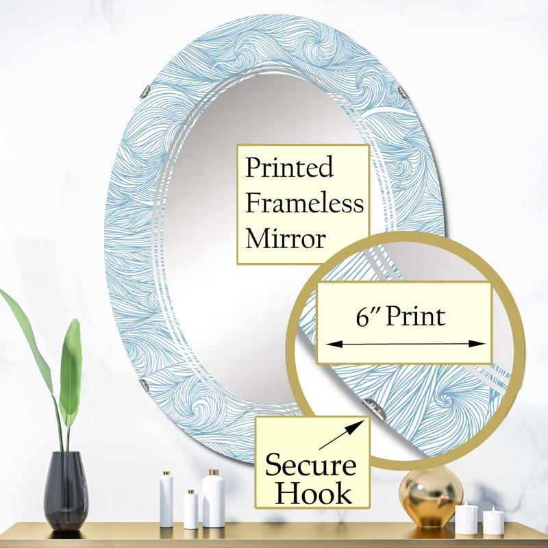 Oval Mirror, 36" x 24"