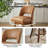 Bisto Modern Faux Leather Swivel Bar Stool with Cutout Backrest-466326318-466326311