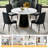 Marble Look Dining Room Table Set With Chairs – Elegant, Durable, Easy To Maintain-1709388742-1708088367
