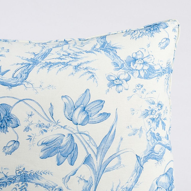 Toile De Fleurs Pillow