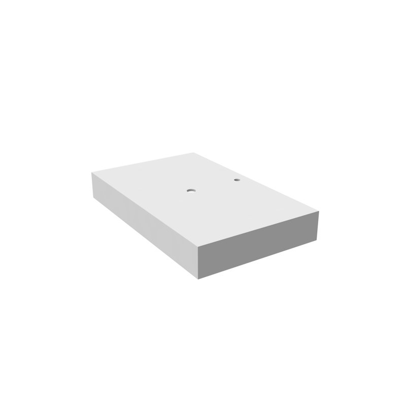 Comptoir de meuble-lavabo minimaliste 30 po blanc