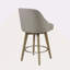 Tabouret de comptoir avec siège pivotant-1870776988