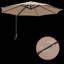 Garden Parasol with LED Strip Lights Manual Polyester and Steel Solar-1547198605-1547198601