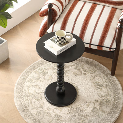 Solid Wood Round End Table,Side Table,Night Stand