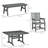 Alvonia Rectangular 6 - Person 60.25" Long Dining Set
