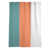 Turquoise / orange / blanc