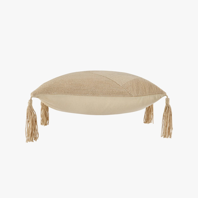 Coastal Breeze Dune Pillow Cover & Insert, Ivory