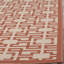 Tapis géométrique beige / terre cuite-20918047