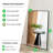 Alcantera Rectangle Metal Frame Wall Mirror - Simple and Elegant Modern Design-57059379-57059389