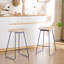 Tabourets en bois avec nombre de sièges, tabourets de bar avec pieds en métal, repose-pieds, tabourets de bar à hauteur de comptoir sans dossier pour îlot de cuisine, comptoir de bar-119008326-119008329