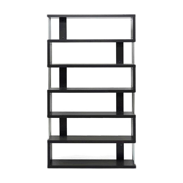 191.75cm H x 110.25cm W Geometric Bookcase