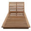 Hermosa Outdoor Teak Chaise Lounge-311407008