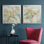 Floral Blush - ensemble de 2 reproductions d'art sur toiles-363999417-363999418-300395164