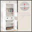 71" Kitchen Pantry Storage Cabinet