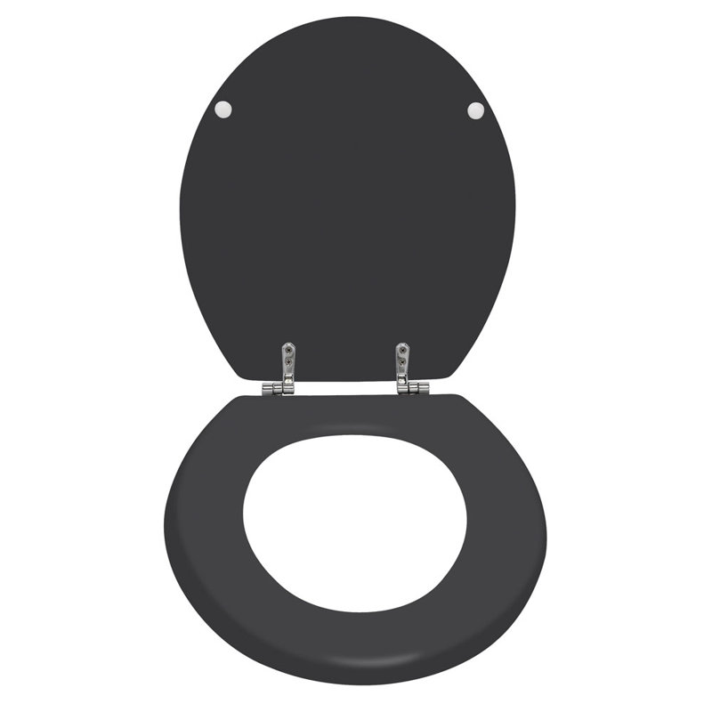 Postfield Toilet Seat, Matt Black