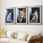 ANIMALS Series CXL III - Impression encadrée de qualité supérieure sur mesure mat - 3 pièces-1712410738-1712410748