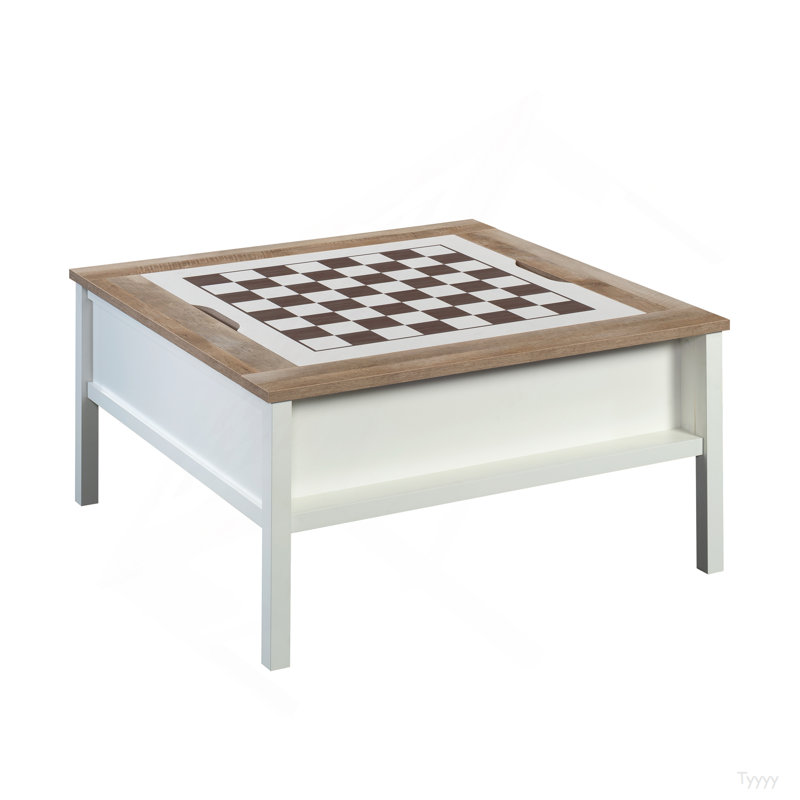 Gaming/Coffee Table, White Finish