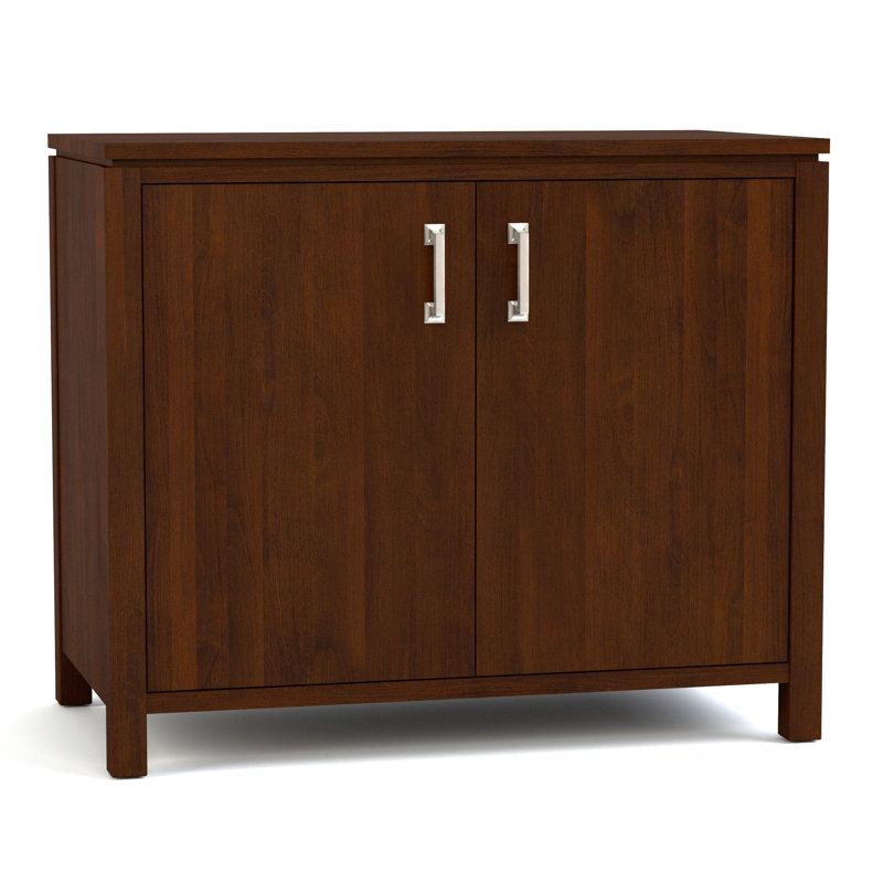 Dwyer Two-Door Cabinet, Nickel