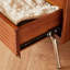 Commode d'appoint rétro avec rangement multifonctionnel-1875666503