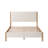 Ardin Solid Wood Bed Frame With Cream Boucle Upholstered Headboard And Footboard-708457915-710308512
