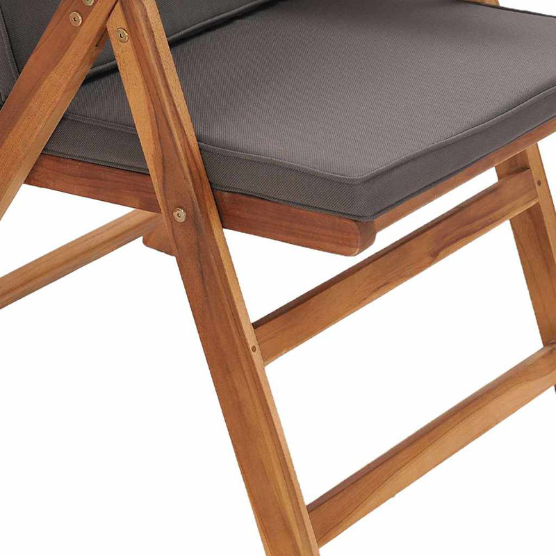 Chaise de jardin vidaXL 8 pièces brun et gris 57 x 71,5 x 104 cm, 8, Gris