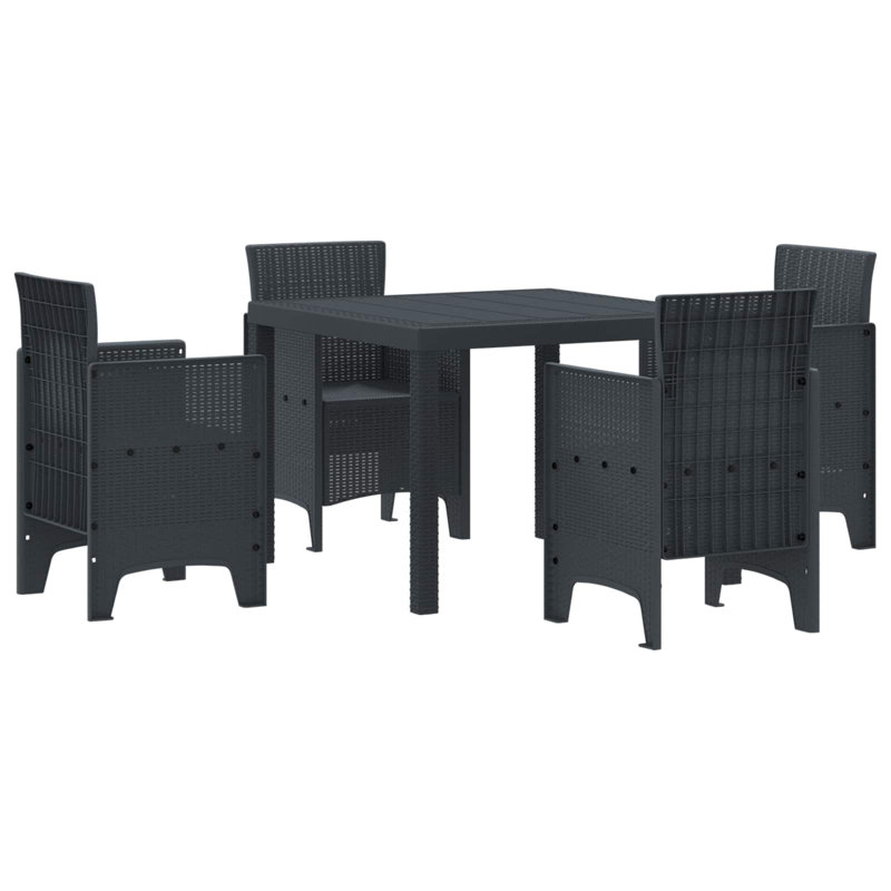 4 - Person Patio Dining Set with Square Table