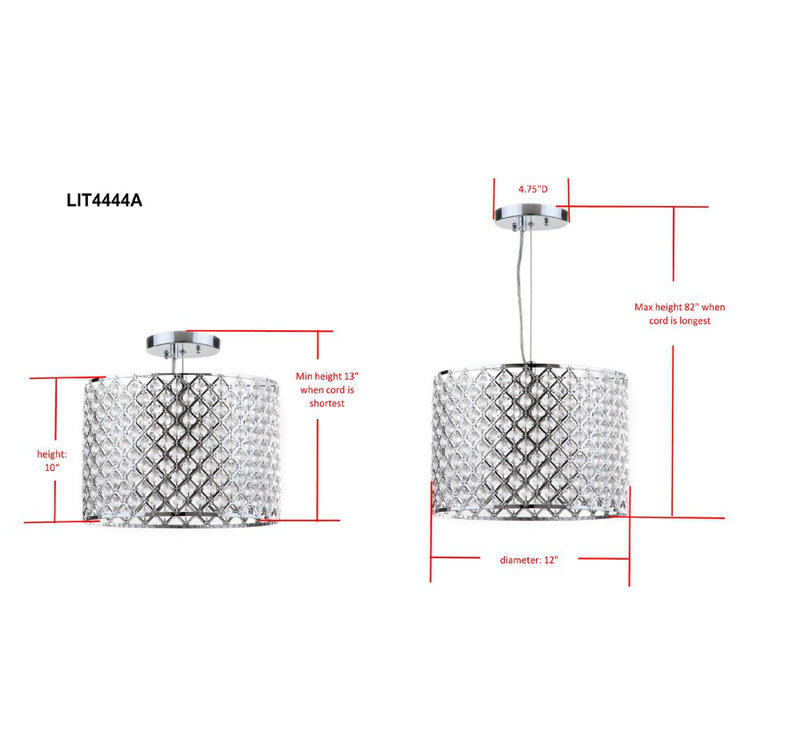 Roseline 1 - Light Single Pendant