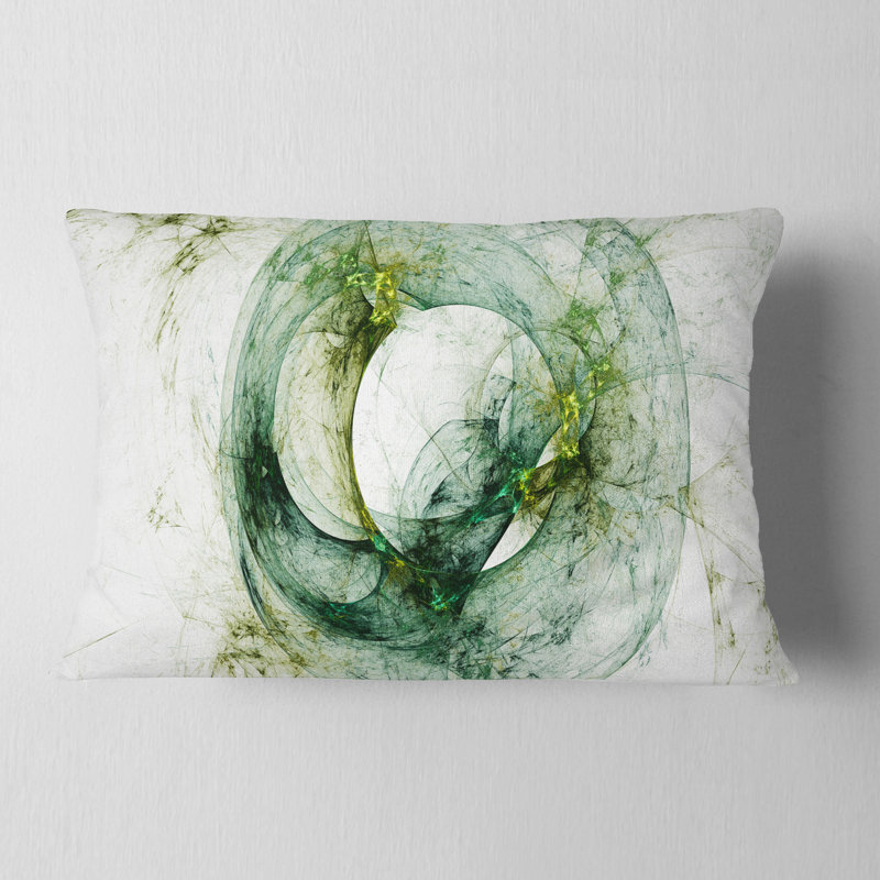 Far Spherical Galaxy - coussin imprimé abstrait