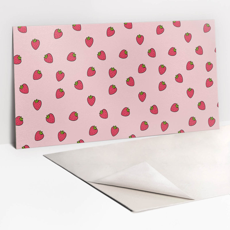 Cestaric 50 x 100 cm PVC Tile in Pink