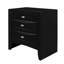 Table de chevet noire Lucille