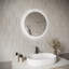 Miroir de salle de bain à DEL sans cadre Streamline avec désembueur, intensité variable, changement de température de couleur