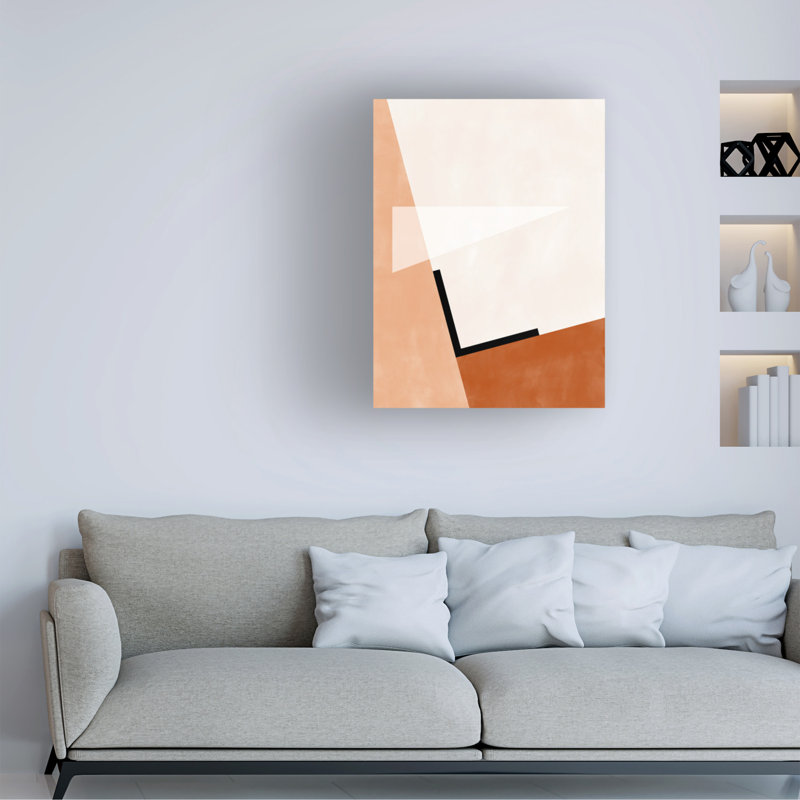 Impression sur toile «Bachelo Terracotta41» par Elena Ristova, H 24 po x l 18 po x P 2 po