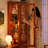Brown Solid Wood + Tempered Glass Display Cases