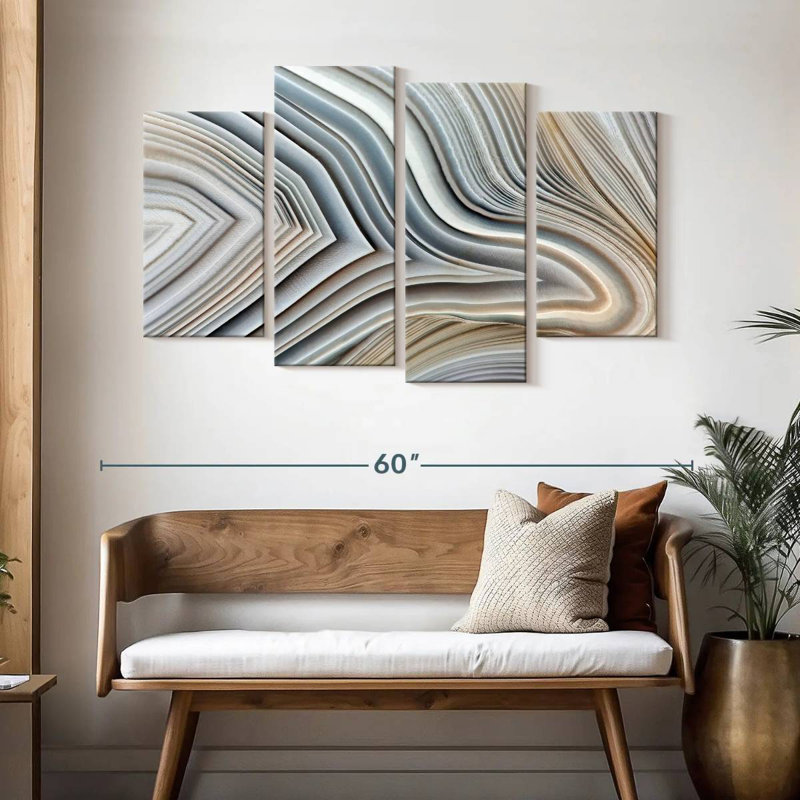 Agate Stone, 32" H x 52" W
