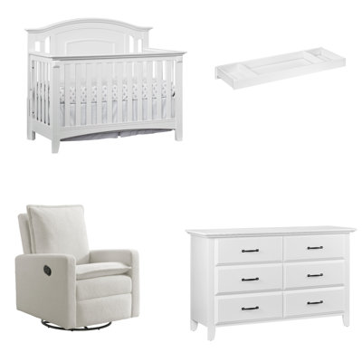 Willowbrook Convertible 4 -Piece Nursery Furniture Set