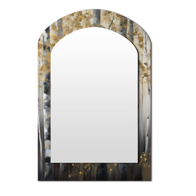 Miroir mural Birch Tree Forest Wonderland V