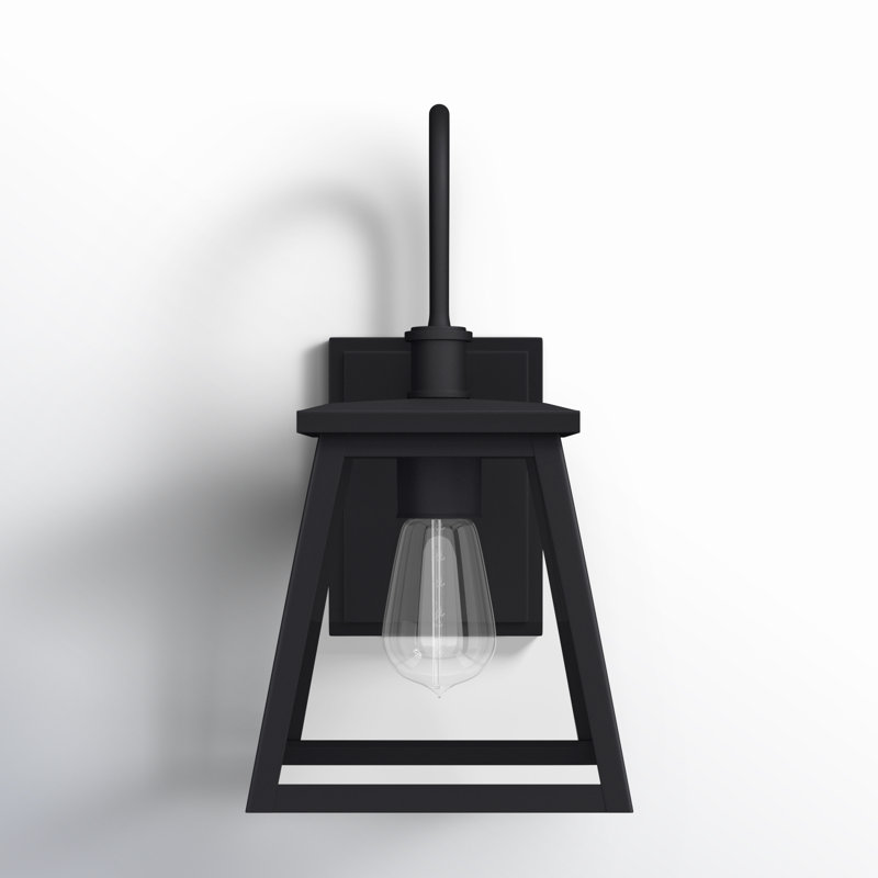 Wrentham Wall Light, 18.25" H  x 9.25" W  x 12.25" D, Black