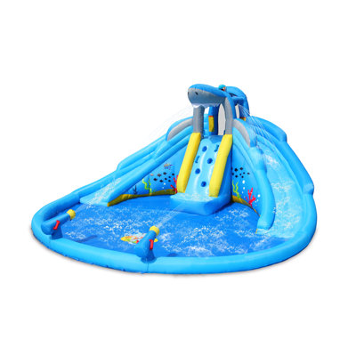 Glissade d'eau gonflable 15 pi x 15 pi avec soufflerie d'air