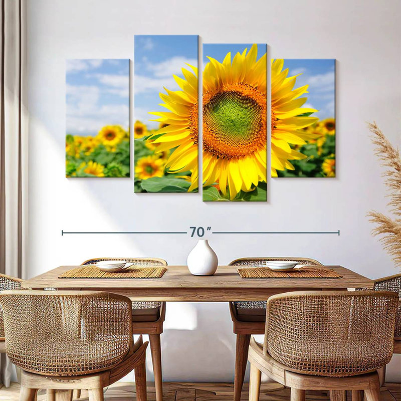 Champ de tournesols Harnek Akeno, H 42 po x l 68 po