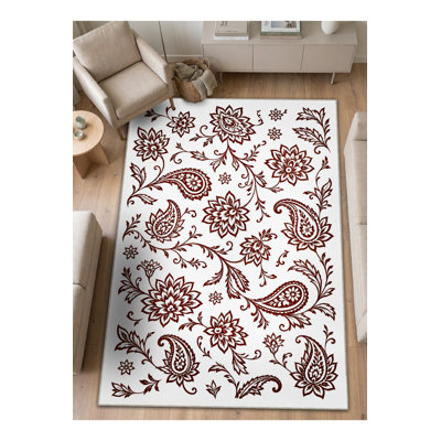 Tapis tissé à la crème Mosso
