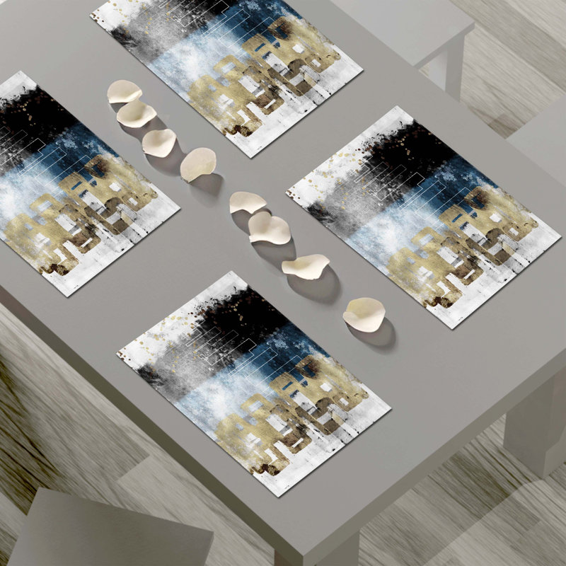 Napperon abstrait en polyester
