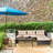 Adrean 3 - Person Patio Conversation Set with Cushions